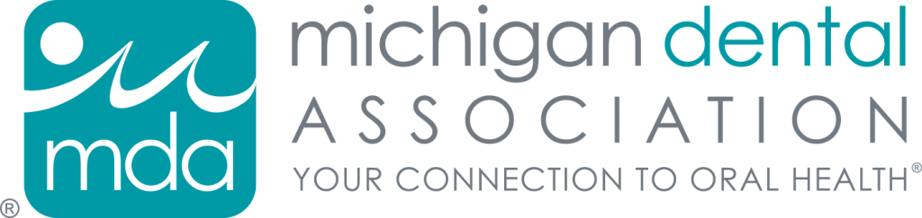 MDA Michigan Dental Association Your Connection to Oral Health Logo